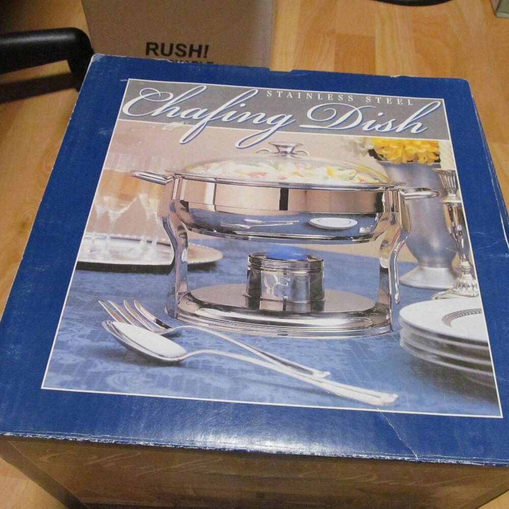 Stainless Steel Chafer Chafing Dish 4 QT  NEW Made in Korea